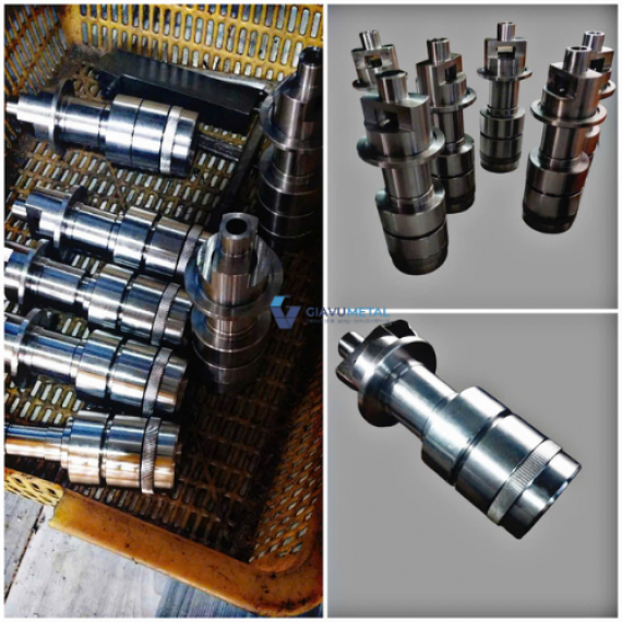 Gia công tiện vít me , bánh răng inox