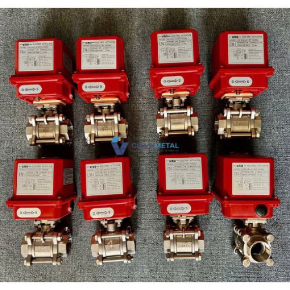 Van bi 3PC inox điều khiển điện Unid