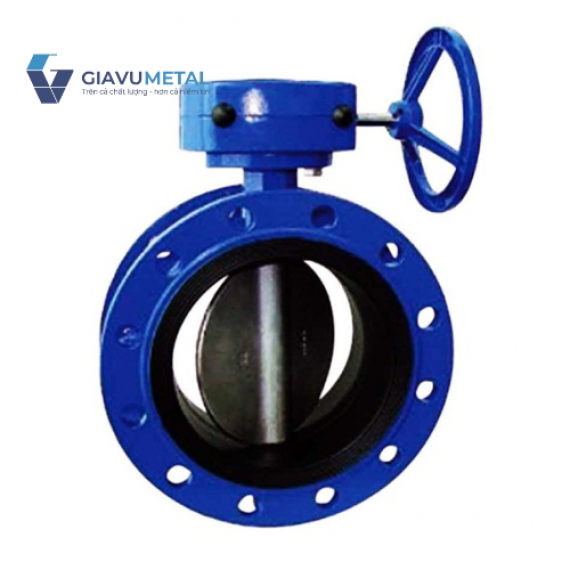 VAN BƯỚM MẶT BÍCH TAY QUAY