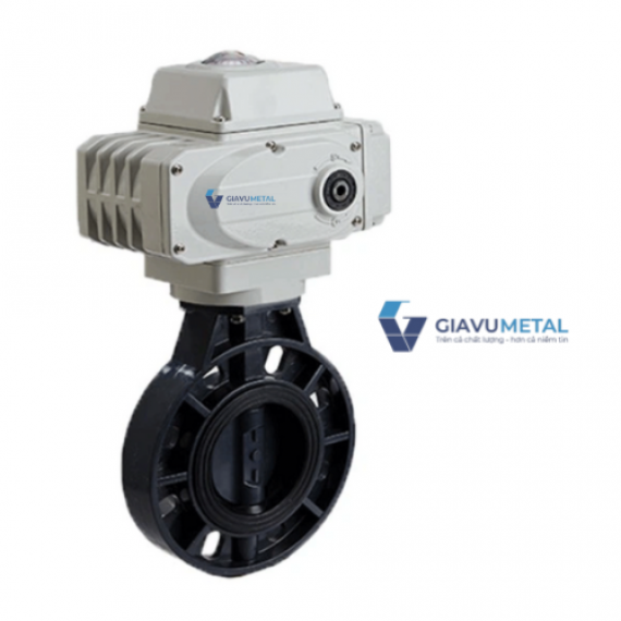 Van Bướm Nhựa UPVC -  Điều Khiển Điện đầu KST