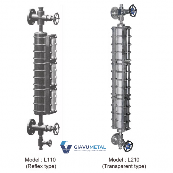 Large chamber type thước đo mức L110 (loại reflex) L210 (loại transparent)