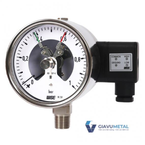 Đồng hồ áp suất (tiếp điểm điện) P520