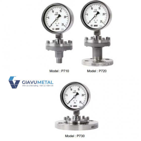 Đồng hồ đo áp suất Wise P710 P720 P730
