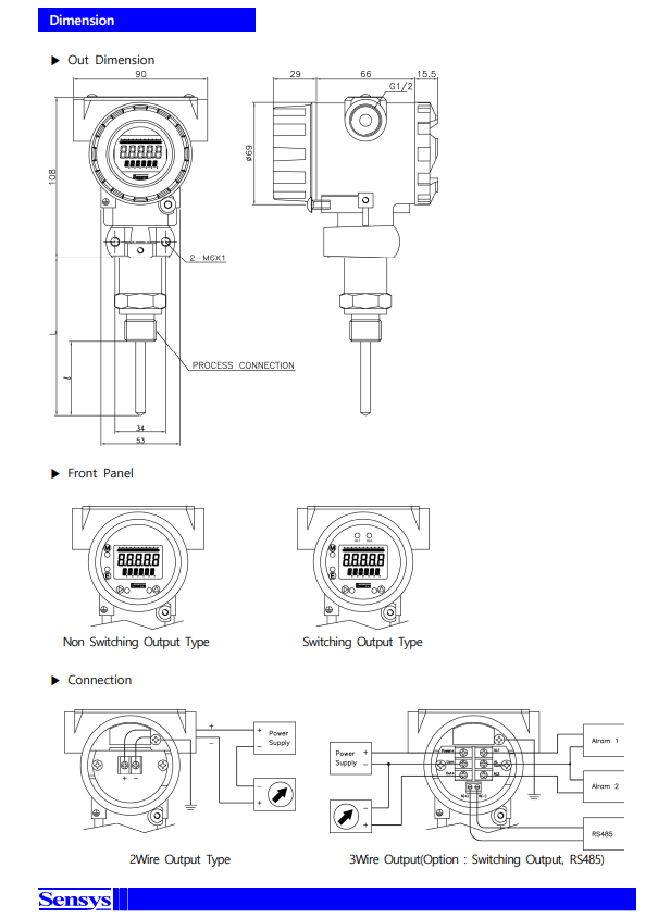 Cảm biến nhiệt độ chống cháy nổ TIG