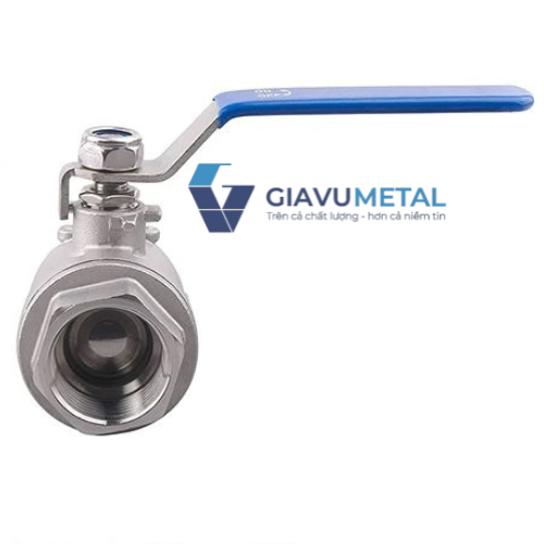 Van bi inox 2 thân gạt tay