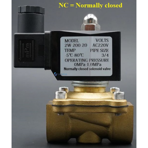 12 Van điện từ thường đóng NC