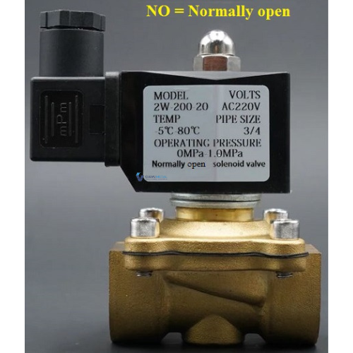 13 Van điện từ thường mở NO