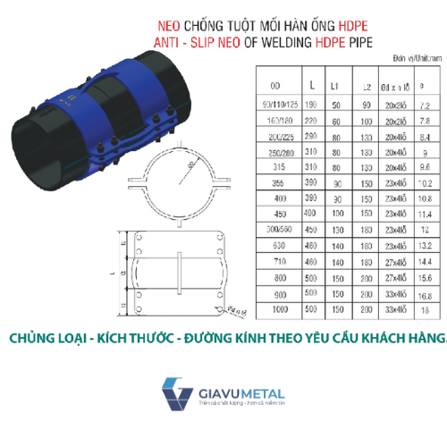 2NEO CHỐNG TUỘT MỐI HÀN TS5