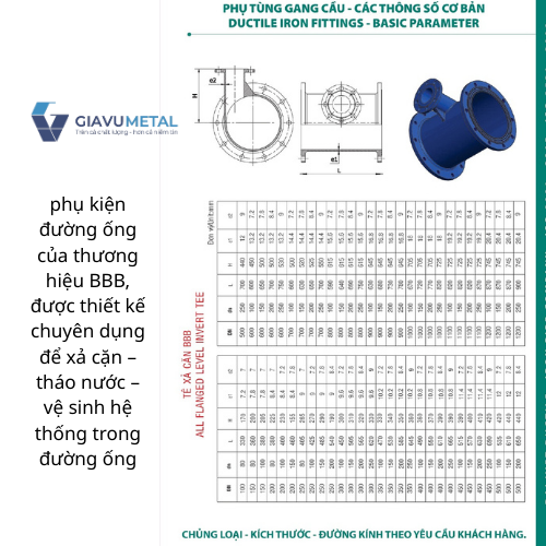 2tê xả cặn BBB6