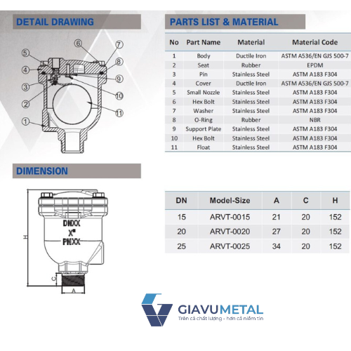 30 van xa khi don shinyi ARVT 002