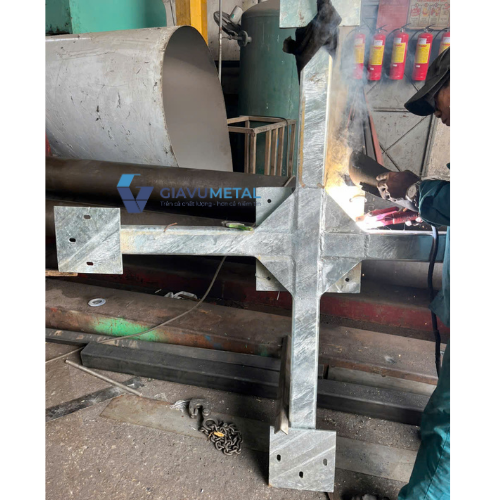 Trụ đỡ kim thu sét inox