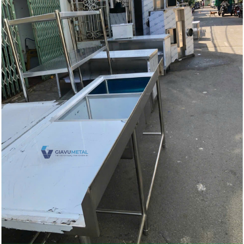 6bồn rửa chén inox