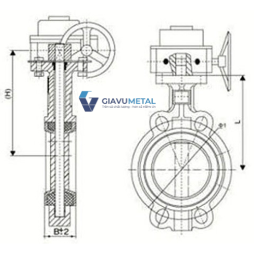 ban ve ky thuat van buom tay quay pn10 16 ydk