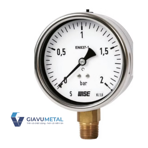 Đồng hồ áp suất WISE P253 Hàn Quốc