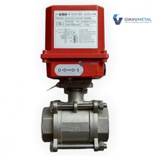 Van bi 3PC inox điều khiển điện Unid