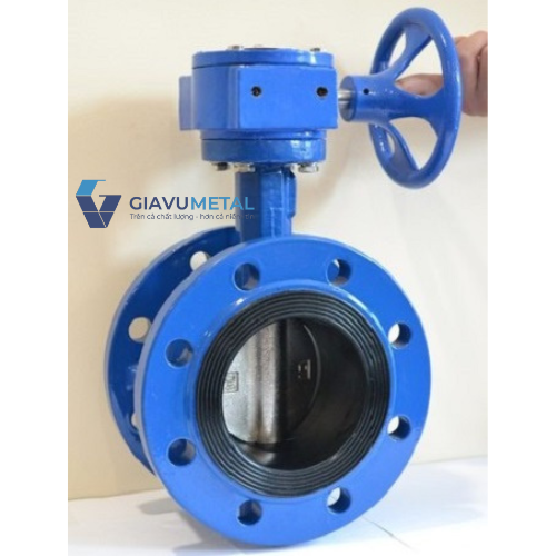 VAN BƯỚM MẶT BÍCH TAY QUAY