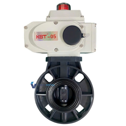 Van bướm nhựa điều khiển điện KST