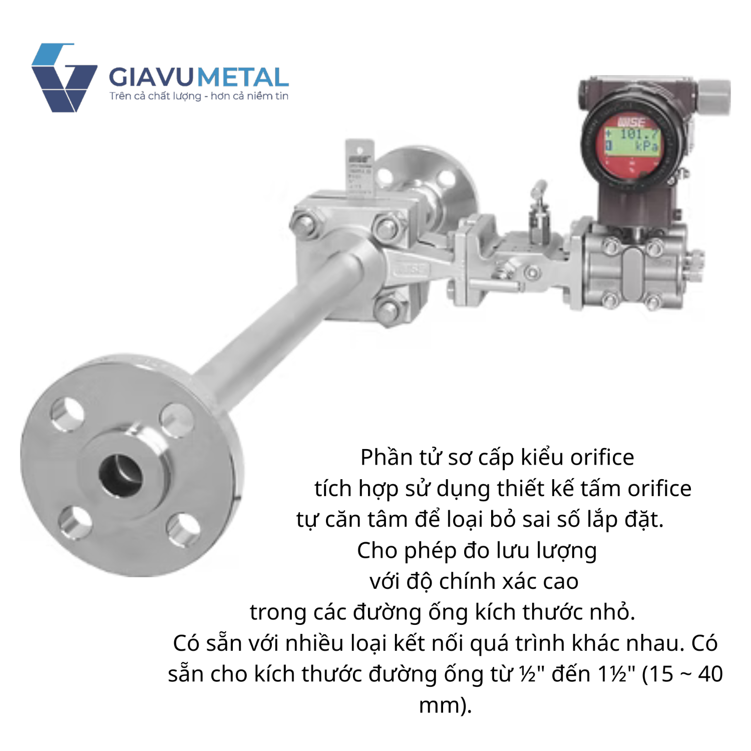 Cụm Orifice đo lưu lượng tích hợp F510 - Integral flow orifice assembly_F510