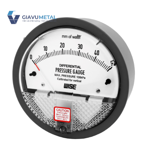 Đồng hồ áp suất chênh áp WISE P880