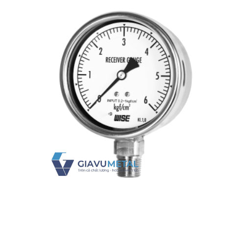 Đồng hồ áp suất WISE P255 (vỏ inox chân inox)