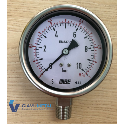 Đồng hồ áp suất WISE P252 (inox toàn bộ)