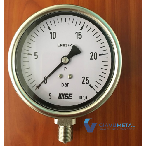 Đồng hồ áp suất WISE P252 (inox toàn bộ)