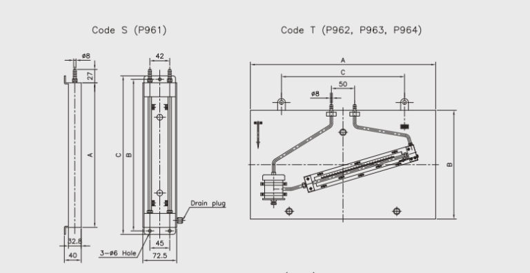 Đồng hồ đo áp suất Wise P960