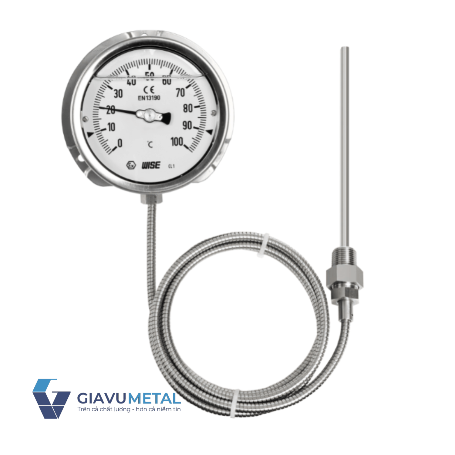 Đồng hồ nhiệt độ T219 (glycerin)