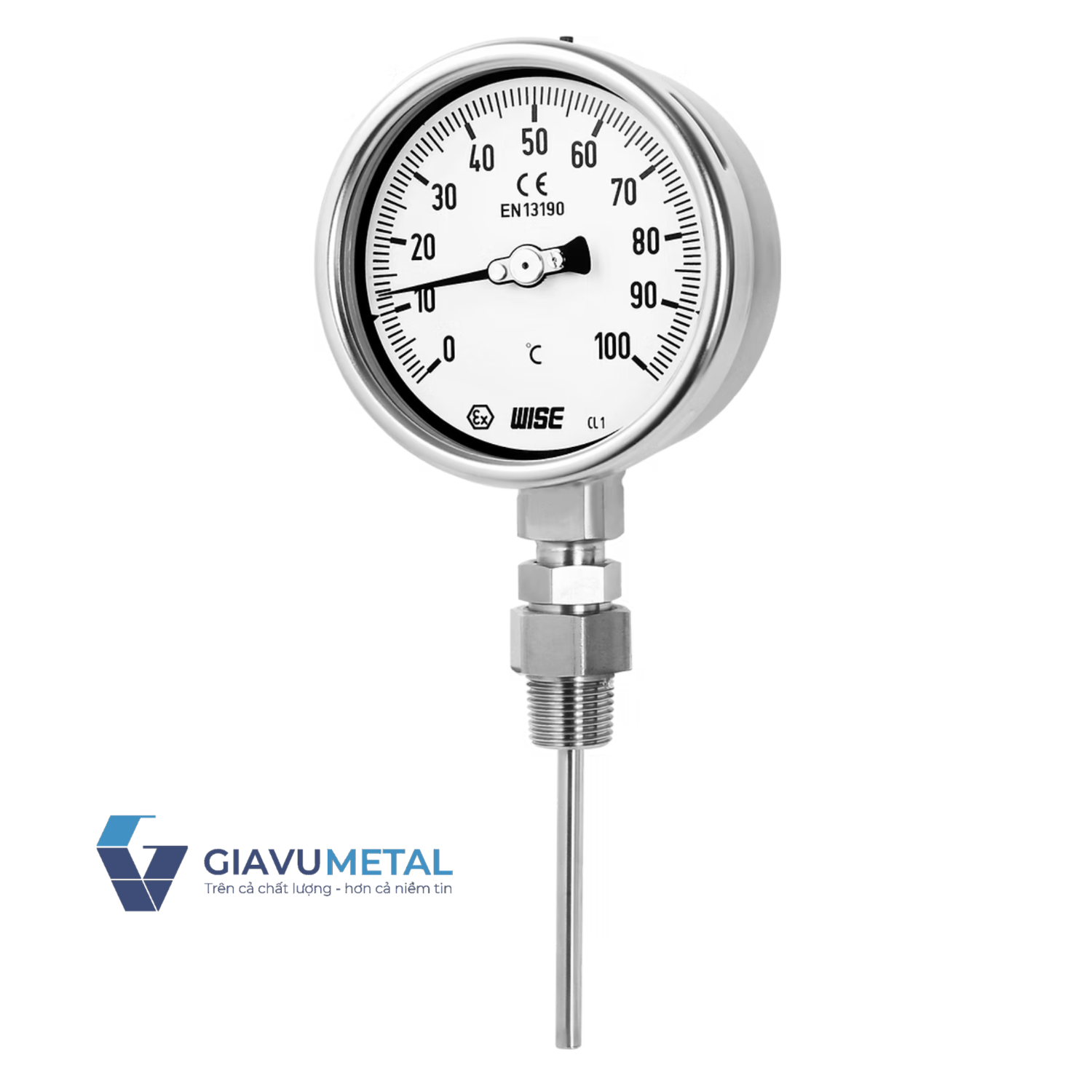 Đồng hồ nhiệt độ WISE T150 (Euro gauge)