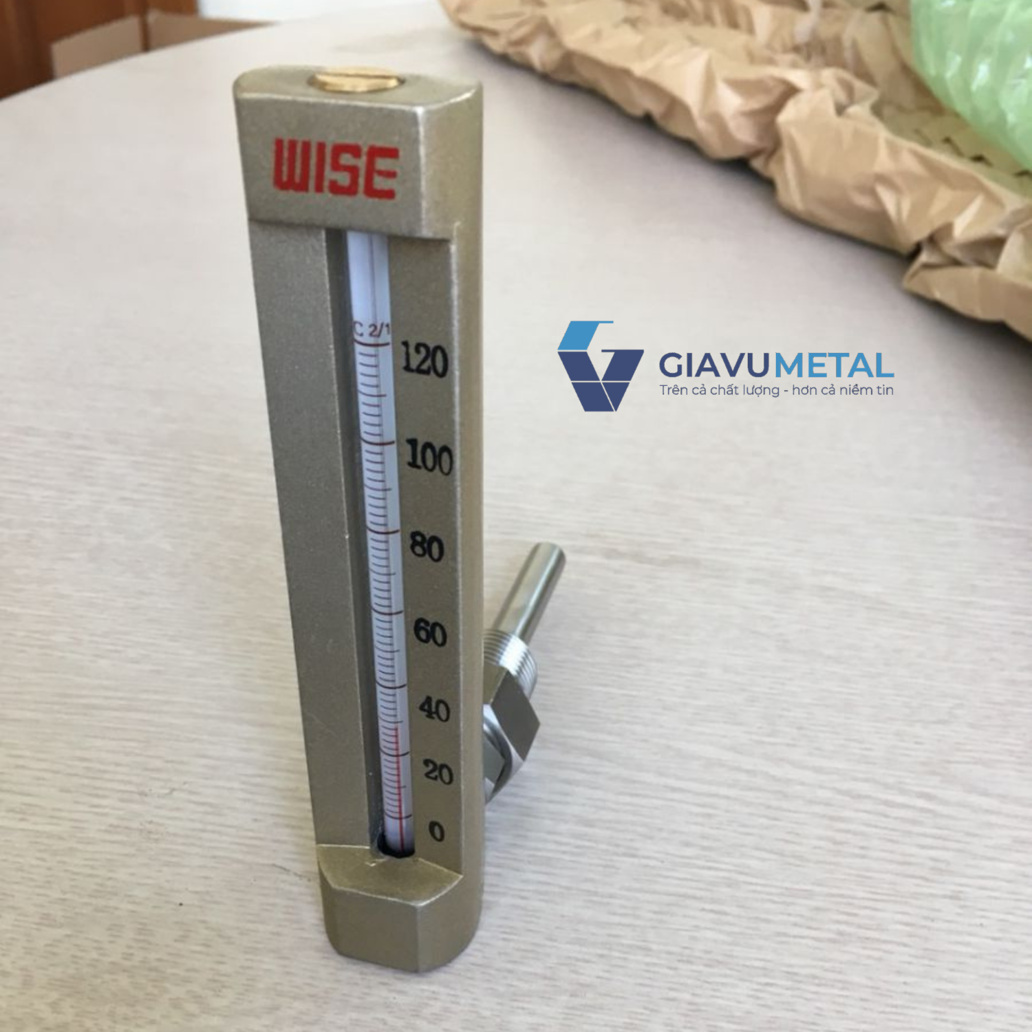 Nhiệt kế thủy ngân Wise T400 chân sau (dạng chữ L)