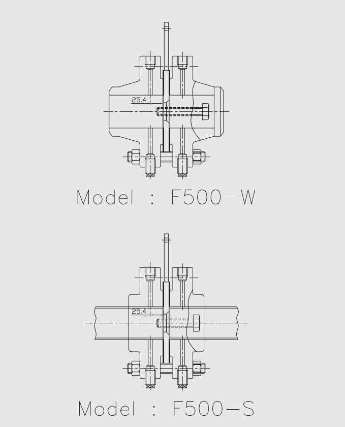 Orifice flange assembly F500 1
