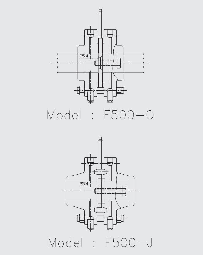 Orifice flange assembly F500 2