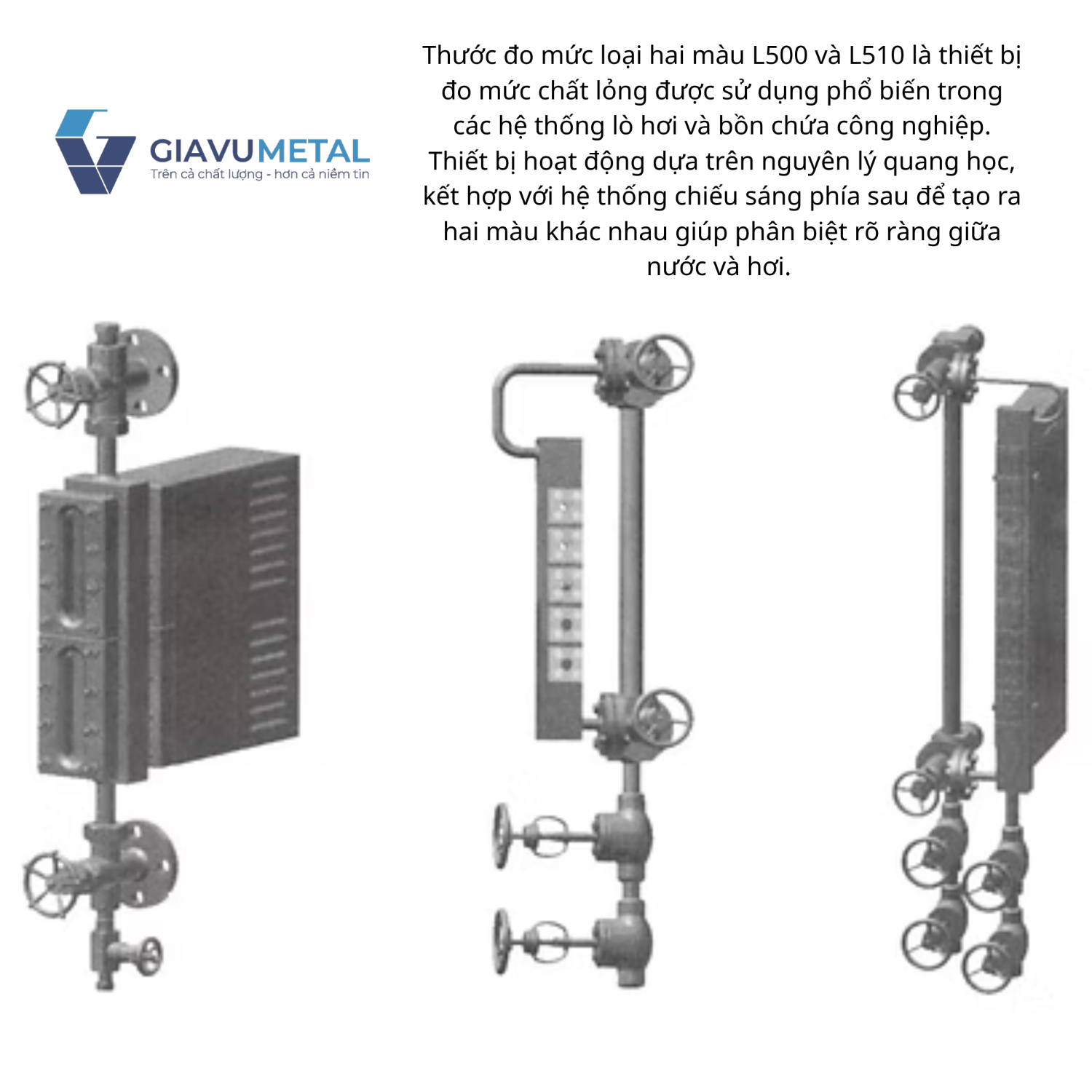 Thước đo mức loại 2 màu L500, L510