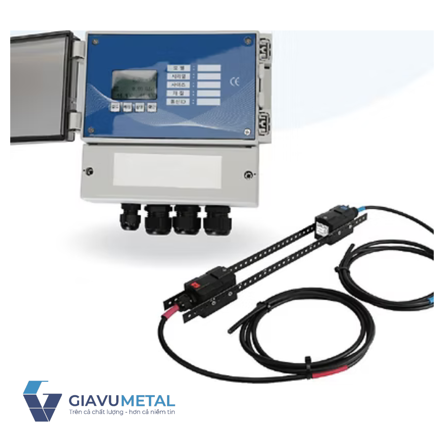 Ultrasonic liquid flow meter Clamp-on type U100-Đồng hồ đo lưu lượng chất lỏng siêu âm dạng kẹp ngoài U100