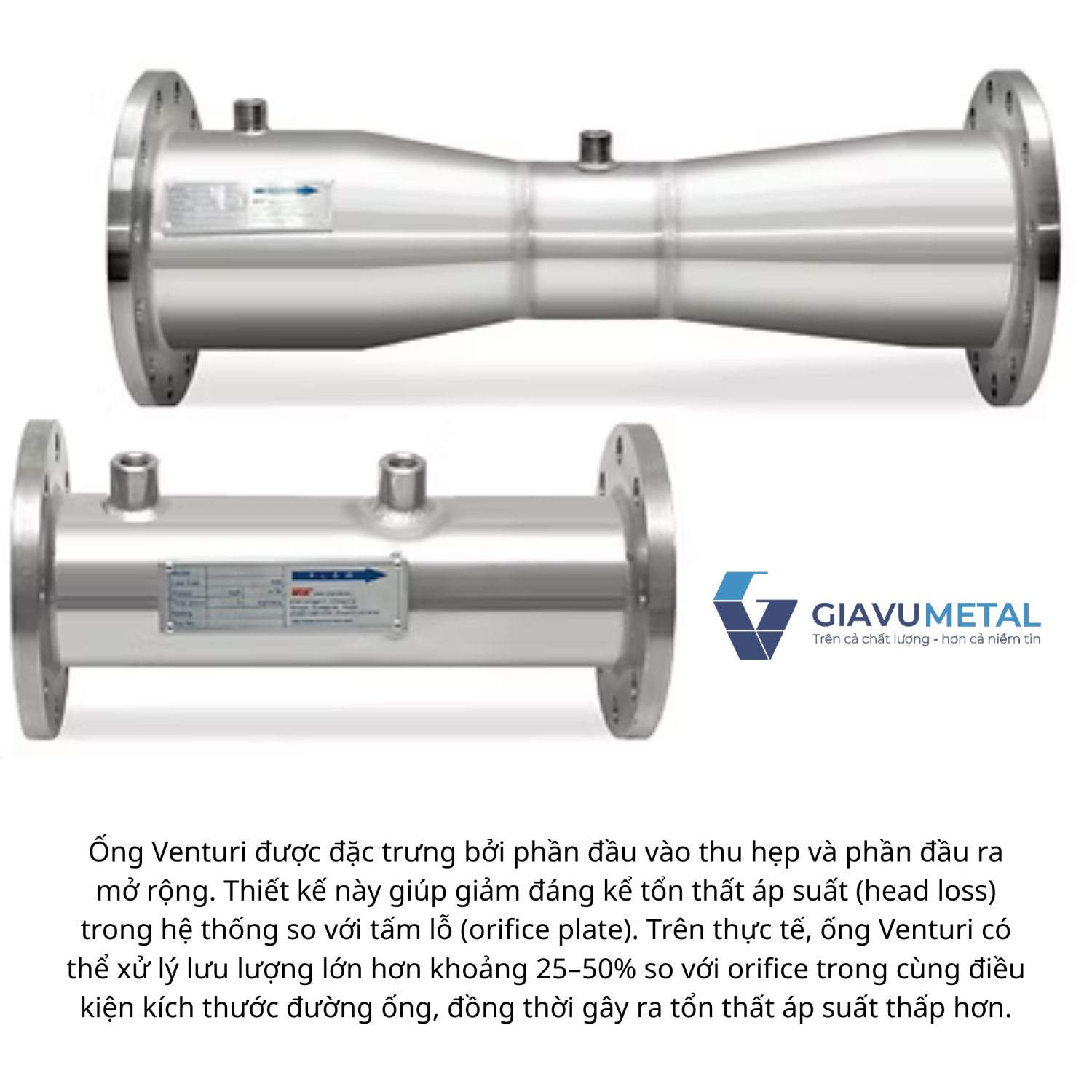 Venturi tube F700 - Ống Venturi F700 (lưu lượng kế kiểu Venturi model F700)